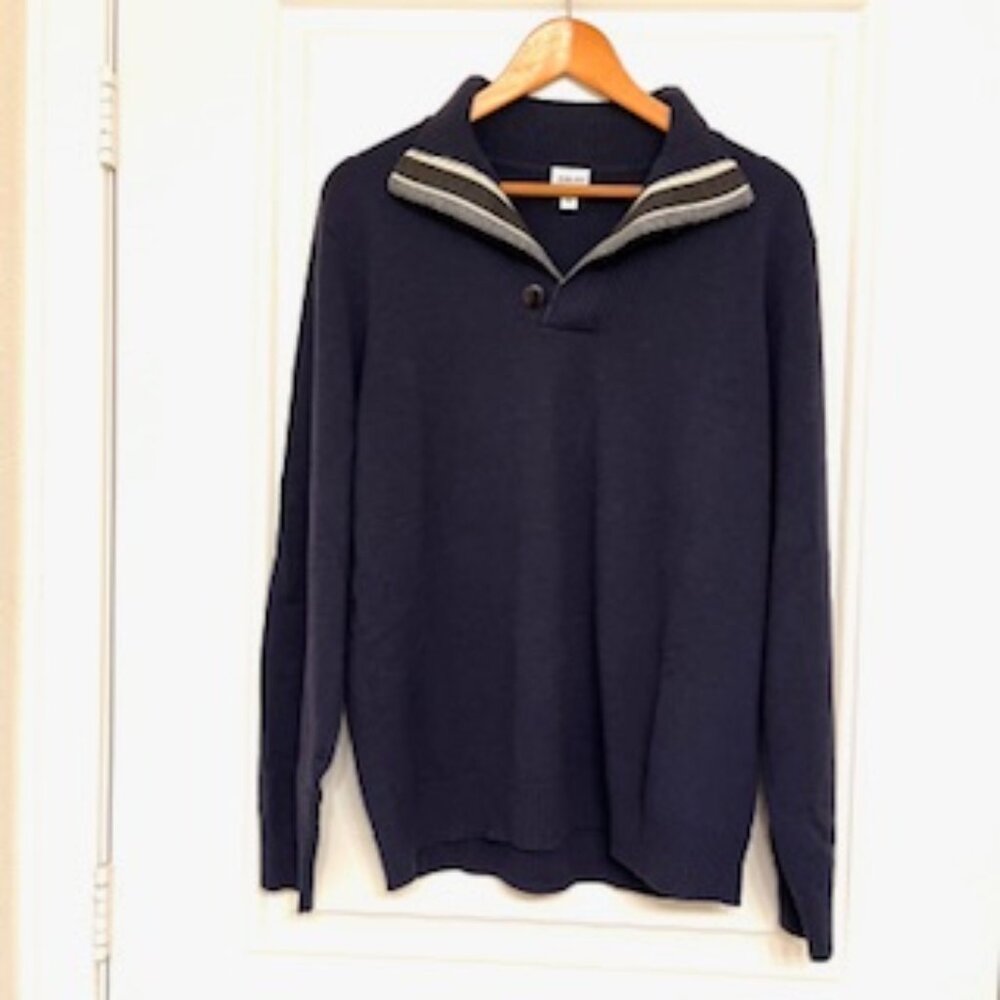. Armani Collezioni wool-blend Men’s Navy color Sweater Size XL.